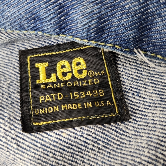 ❤️ VINTAGE LEE RIDER SANFORIZED MADE IN USA WOMEN'S DENIM/ JEAN JACKET MEDIUM ❤️ - Picture 9 of 13